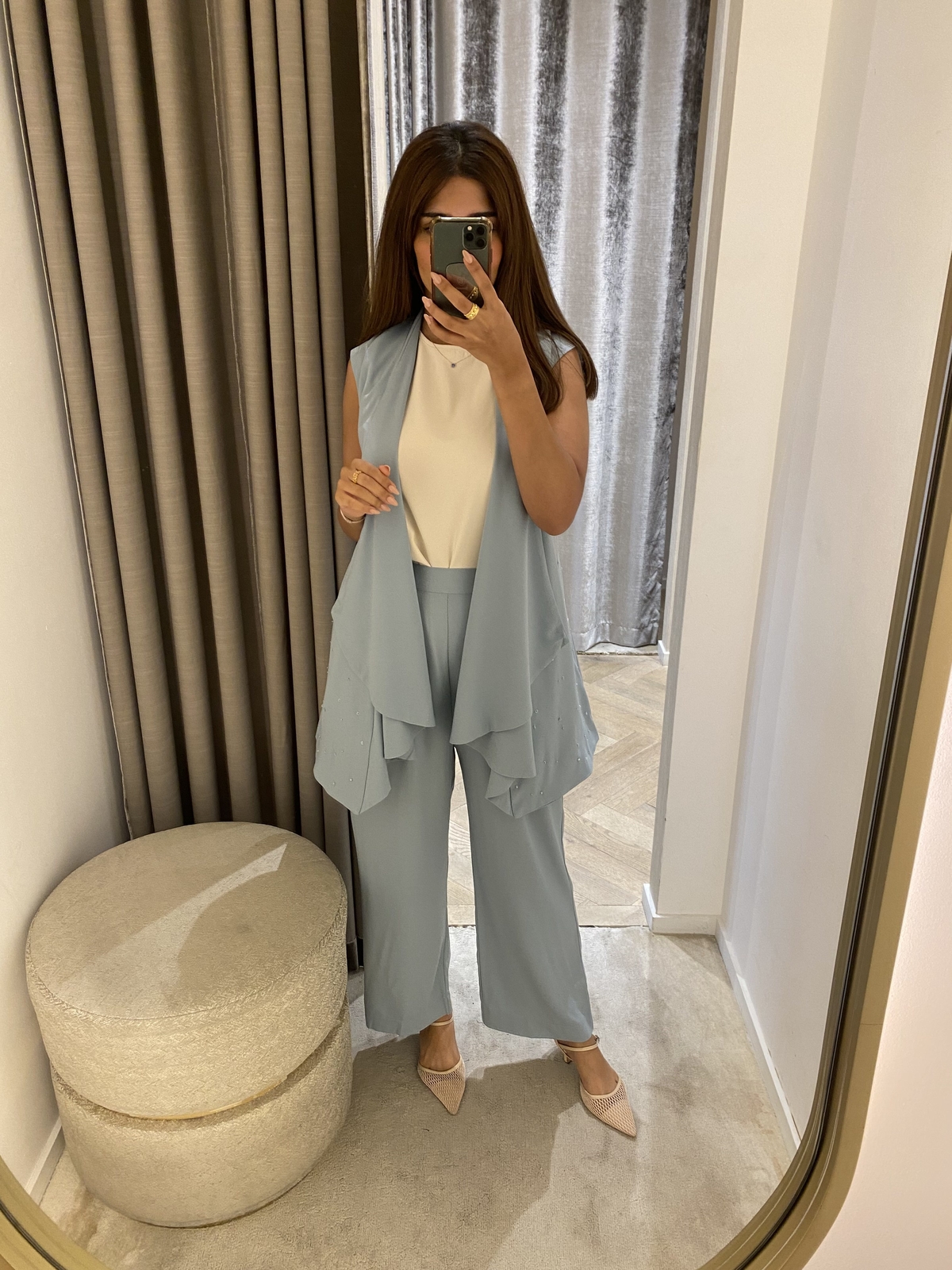 Sc-95TOP AND PANT LIGHT BLUE ( 2 Piece Set )